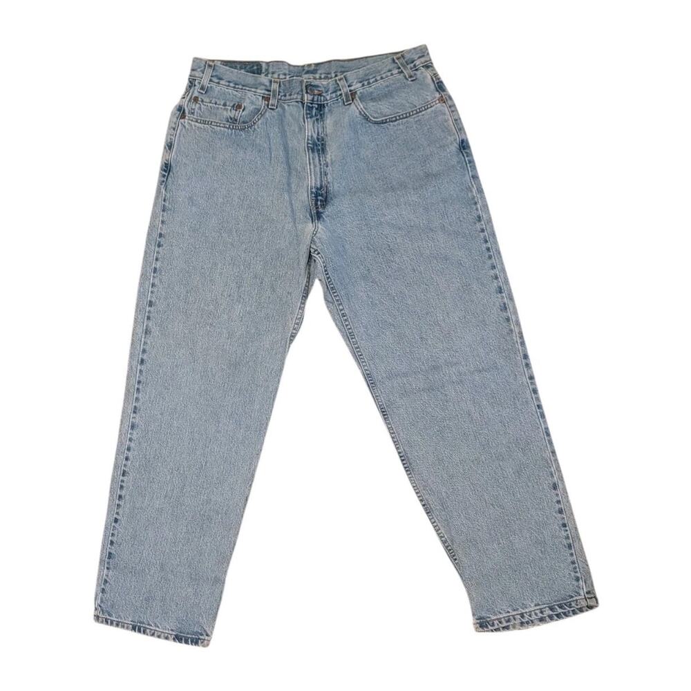 Levi’s 550 Vintage Relaxed Fit Tapered Leg Jeans Red Tab Medium Wash 38x30 #569